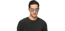 Load image into Gallery viewer, Gunmetal Geometric Full Rim Unisex Sunglasses by Lenskart STUDIO-216052