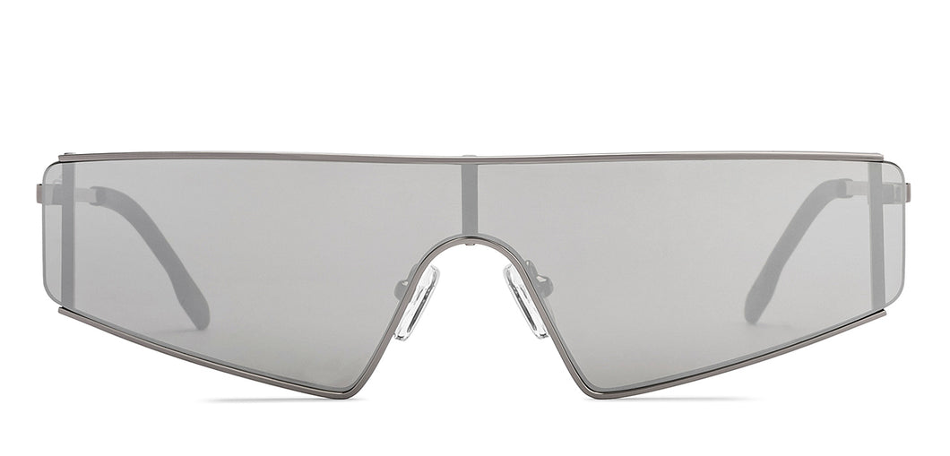 Gunmetal Geometric Full Rim Unisex Sunglasses by Lenskart STUDIO-216052