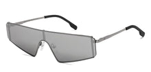 Load image into Gallery viewer, Gunmetal Geometric Full Rim Unisex Sunglasses by Lenskart STUDIO-216052
