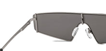Load image into Gallery viewer, Gunmetal Geometric Full Rim Unisex Sunglasses by Lenskart STUDIO-216052