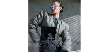 Load image into Gallery viewer, Gunmetal Geometric Full Rim Unisex Sunglasses by Lenskart STUDIO-216052