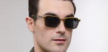 Load image into Gallery viewer, Green Rectangle Full Rim Unisex Sunglasses by John Jacobs-222927