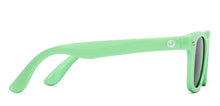 Load image into Gallery viewer, Green Wayfarer Full Rim Kids Sunglasses by Hooper-209626