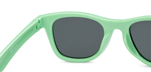 Green Wayfarer Full Rim Kids Sunglasses by Hooper-209626