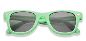 Green Wayfarer Full Rim Kids Sunglasses by Hooper-209626