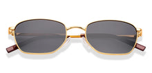 Load image into Gallery viewer, Gold Square Full Rim Unisex Sunglasses by Lenskart-232015