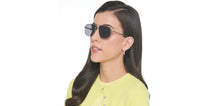 Load image into Gallery viewer, Silver Aviator Full Rim Unisex Sunglasses by John Jacobs-225731