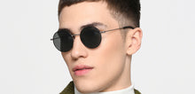Load image into Gallery viewer, Black Round Full Rim Unisex Sunglasses by Lenskart STUDIO-218091
