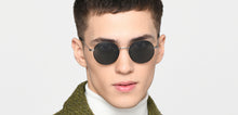 Load image into Gallery viewer, Black Round Full Rim Unisex Sunglasses by Lenskart STUDIO-218091