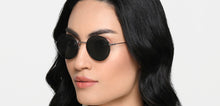 Load image into Gallery viewer, Black Round Full Rim Unisex Sunglasses by Lenskart STUDIO-218091