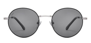 Black Round Full Rim Unisex Sunglasses by Lenskart STUDIO-218091