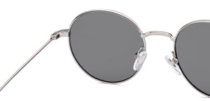 Black Round Full Rim Unisex Sunglasses by Lenskart STUDIO-218091