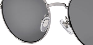 Black Round Full Rim Unisex Sunglasses by Lenskart STUDIO-218091