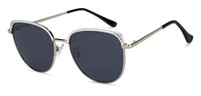 Load image into Gallery viewer, Silver Cat Eye Full Rim Women Sunglasses by Vincent Chase Polarized-213245