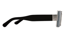 Load image into Gallery viewer, Silver Rectangle Full Rim Unisex Sunglasses by Lenskart-222742