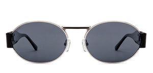 Silver Round Full Rim Unisex Sunglasses by Lenskart-222740