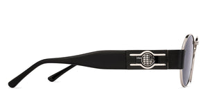 Silver Round Full Rim Unisex Sunglasses by Lenskart-222740