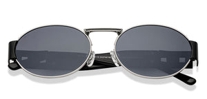 Silver Round Full Rim Unisex Sunglasses by Lenskart-222740