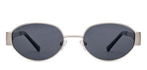 Silver Round Full Rim Unisex Sunglasses by Lenskart-222746