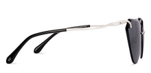 Load image into Gallery viewer, Silver Cat Eye Rimless Unisex Sunglasses by Lenskart-228470