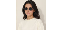 Load image into Gallery viewer, Silver Oval Rimless Women Sunglasses by Lenskart-228927