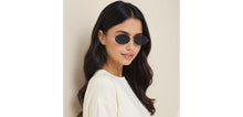Load image into Gallery viewer, Silver Oval Rimless Women Sunglasses by Lenskart-228927
