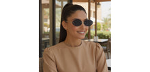 Load image into Gallery viewer, Silver Oval Rimless Women Sunglasses by Lenskart-228927