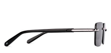 Load image into Gallery viewer, Silver Rectangle Rimless Unisex Sunglasses by Vincent Chase-226240