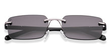 Load image into Gallery viewer, Silver Rectangle Rimless Unisex Sunglasses by Vincent Chase-226240