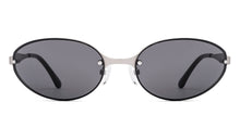 Load image into Gallery viewer, Silver Round Rimless Women Sunglasses by Lenskart-220682