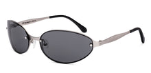 Load image into Gallery viewer, Silver Round Rimless Women Sunglasses by Lenskart-220682