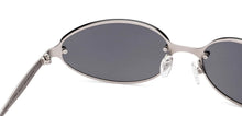 Load image into Gallery viewer, Silver Round Rimless Women Sunglasses by Lenskart-220682