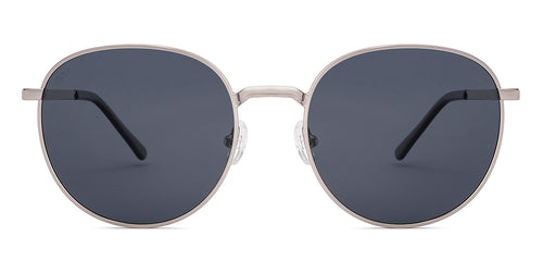 Silver Round Full Rim Unisex Sunglasses by Vincent Chase Polarized-235194