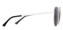 Load image into Gallery viewer, Silver Round Full Rim Unisex Sunglasses by Vincent Chase Polarized-235194