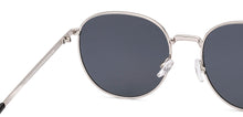 Load image into Gallery viewer, Silver Round Full Rim Unisex Sunglasses by Vincent Chase Polarized-235194