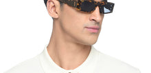 Load image into Gallery viewer, Tortoise Rectangle Full Rim Unisex Sunglasses by John Jacobs-212830