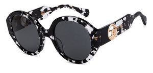 Tortoise Round Full Rim Women Sunglasses by John Jacobs-216814