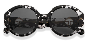 Tortoise Round Full Rim Women Sunglasses by John Jacobs-216814
