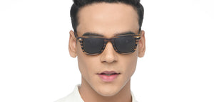 Tortoise Wayfarer Full Rim Unisex Sunglasses by Vincent Chase Polarized-215960