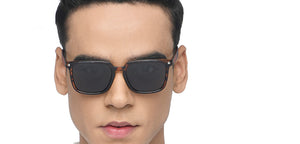 Tortoise Wayfarer Full Rim Unisex Sunglasses by Vincent Chase Polarized-215980