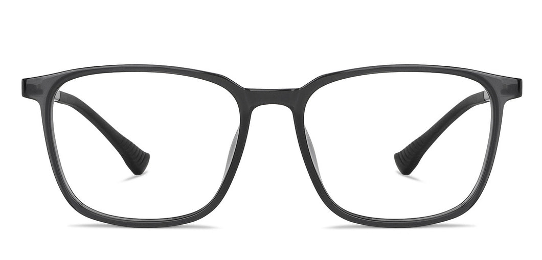 Grey Square Full Rim Unisex Eyeglasses by Lenskart Air-149643