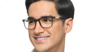 Load image into Gallery viewer, Grey Square Full Rim Unisex Eyeglasses by Lenskart Air-215901