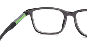Grey Square Full Rim Unisex Eyeglasses by Lenskart Air-215901
