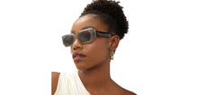 Load image into Gallery viewer, Grey Rectangle Full Rim Unisex Sunglasses by John Jacobs-213046