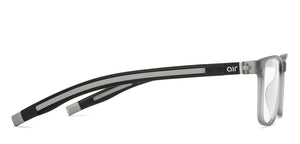 Grey Rectangle Full Rim Unisex Eyeglasses by Lenskart Air-209767