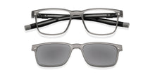 Load image into Gallery viewer, Grey Rectangle Full Rim Unisex Eyeglasses by Lenskart Air-209767