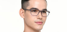 Load image into Gallery viewer, Grey Transparent Rectangle Full Rim Unisex Eyeglasses by Vincent Chase-219695