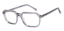 Load image into Gallery viewer, Grey Transparent Rectangle Full Rim Unisex Eyeglasses by Vincent Chase-219695