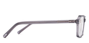 Grey Transparent Rectangle Full Rim Unisex Eyeglasses by Vincent Chase-219695