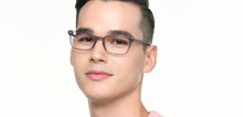 Load image into Gallery viewer, Grey Transparent Rectangle Full Rim Unisex Eyeglasses by Vincent Chase-219700